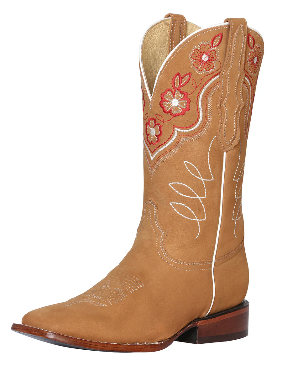 Dama El General Rodeo Nobuck Peach 42979