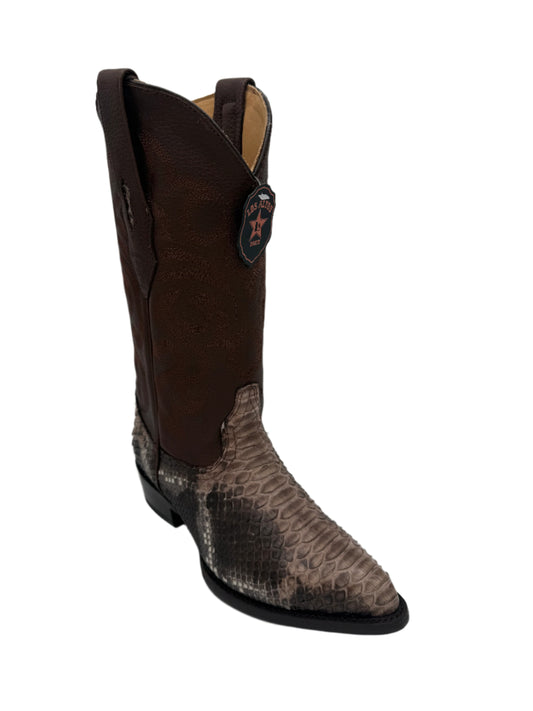 Men's Los Altos Original Python Rustic Brown-J Toe